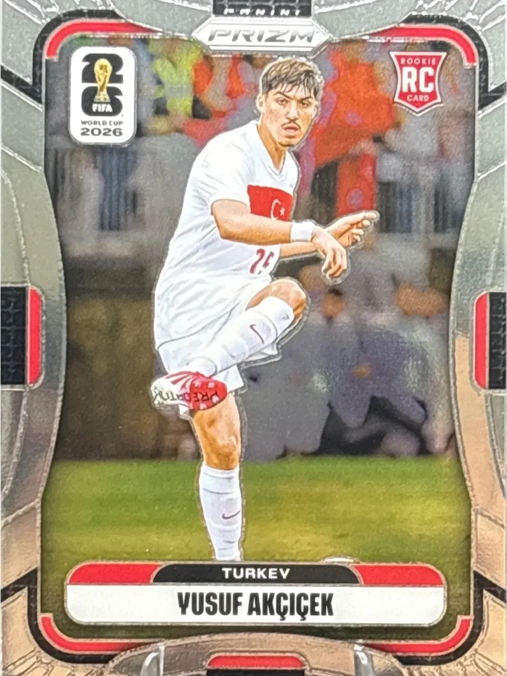 Panini Prizm Yusuf Akçiçek Rookie Soccer Card